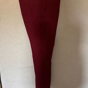 a new day Red Skinny Pants Sleek Stretch Fabric